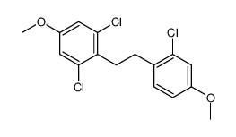 1,3-dichloro-2-[2-(2-chloro-4-methoxyphenyl)ethyl]-5-methoxybenzene结构式