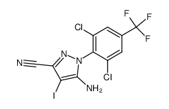5-Amino-3-cyano-4-iodo-1-[2,6-dichloro-4-(trifluoromethyl)phenyl]pyrazole picture