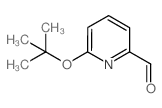 6-叔丁氧基吡啶-2-甲醛结构式