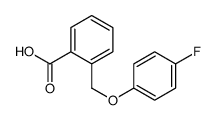 2-[(4-fluorophenoxy)methyl]benzoic acid Structure