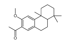 1-[(4bS,8aS)-3-methoxy-4b,8,8-trimethyl-5,6,7,8a,9,10-hexahydrophenanthren-2-yl]ethanone结构式