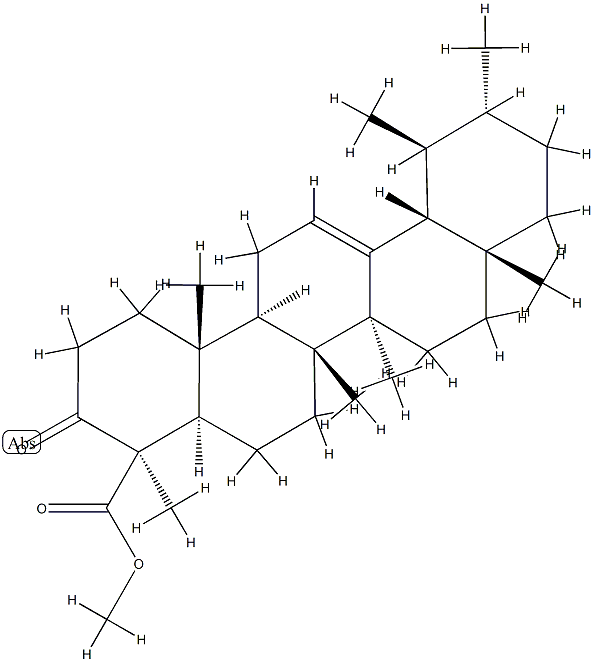 3-Keto-β-boswellic acid methyl结构式