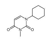 1-cyclohexyl-3-methylpyrimidine-2,4-dione Structure