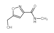 5-(HYDROXYMETHYL)-N-METHYLISOXAZOLE-3-CARBOXAMIDE Structure