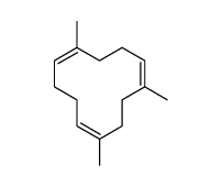 1,5,10-trimethylcyclododeca-1,5,9-triene structure