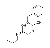 Benzyl N-[(propylcarbamoyl)Methyl]carbamate structure