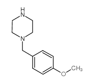 Piperazine,1-[(4-methoxyphenyl)methyl]- structure