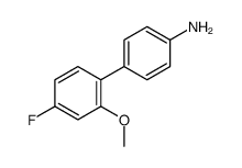 4-(4-fluoro-2-methoxyphenyl)aniline结构式