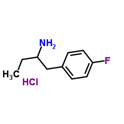 1-(4-Fluorophenyl)-2-butanamine hydrochloride (1:1) Structure