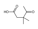 3,3-dimethyl-4-oxopentanoic acid Structure