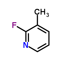 2-氟-3-甲基吡啶结构式