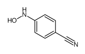 4-(hydroxyamino)benzonitrile结构式