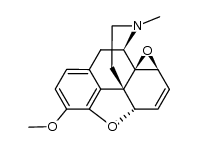 3-methoxy-4,5α,8β,14β-diepoxy-6,7-didehydro-17-methylmorphinan Structure