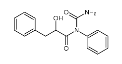 N-(2-hydroxy-3-phenyl-propionyl)-N-phenyl-urea结构式
