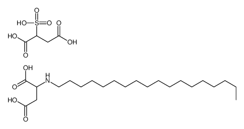 2-(octadecylamino)butanedioic acid,2-sulfobutanedioic acid结构式
