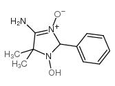 4-AMINO-1-HYDROXY-5,5-DIMETHYL-2-PHENYL-2,5-DIHYDRO-1H-IMIDAZOL-3-IUM-3-OLATE结构式