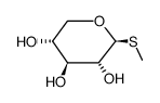 Methyl-1-thio-┈-D-xylopyranoside Structure