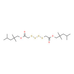 diisooctyl 2,2'-tetrathiodiacetate structure