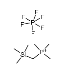 Trimethyl[(trimethylsilyl)methyl]phosphonium-hexafluorophosphat结构式