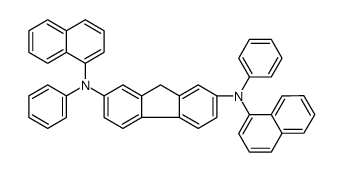 N2,N7-Di(naphthalen-1-yl)-N2,N7-diphenyl-9H-fluorene-2,7-diamine结构式