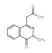 (3-甲基-4-氧代-3,4-二氢-1-酞嗪)乙酸结构式