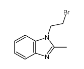 1-(2-bromoethyl)-2-methyl-1H-benzimidazole结构式