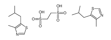 1,2-Ethanedisulfonic acid, compd. with 5-isobutyl-4-methylthiazole (1: 2)结构式