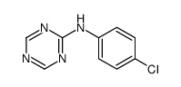 N-(4-chlorophenyl)-1,3,5-triazin-2-amine Structure