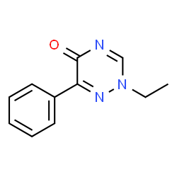 1,2,4-Triazin-5(2H)-one,2-ethyl-6-phenyl-(9CI) Structure