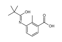 2-甲基-3-新戊酰胺基苯甲酸结构式