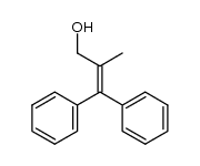 2-methyl-3,3-diphenylprop-2-en-1-ol Structure