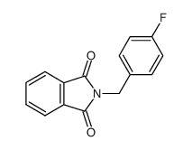 N-(4-fluorobenzyl)phthalimide结构式