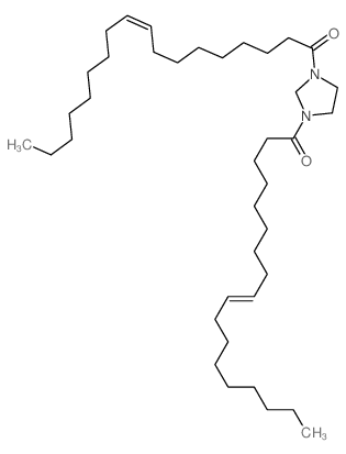 1-(3-octadec-9-enoylimidazolidin-1-yl)octadec-9-en-1-one结构式