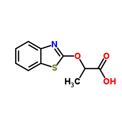 Propanoic acid, 2-(2-benzothiazolyloxy)- (9CI) picture