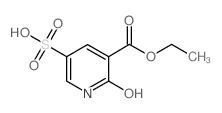 5-(ETHOXYCARBONYL)-6-HYDROXY-3-PYRIDINESULFONIC ACID structure