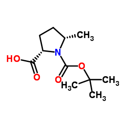 (2S,5S)-N-BOC-5-METHYLPYRROLIDINE-2-CARBOXYLICACID picture