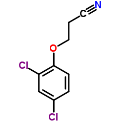 3-(2,4-Dichlorophenoxy)propanenitrile结构式