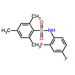 N-(2,4-Difluorophenyl)-2,4,6-trimethylbenzenesulfonamide Structure