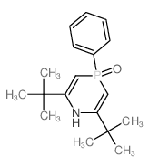 2,6-Di-tert-butyl-4-phenyl-1,4-dihydro-1,4-azaphosphinine 4-oxide结构式