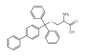 L-Cysteine,S-([1,1'-biphenyl]-4-yldiphenylmethyl)- Structure