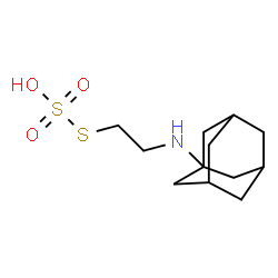 S-[2-(Adamantan-1-ylamino)ethyl] hydrogen sulfurothioate Structure