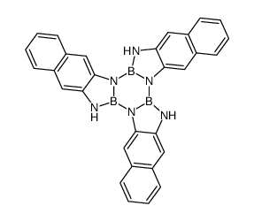 8H,17H,26H-tris(naphtho[2',3':4,5][1,3,2]diazaborolo)[1,2-a:1',2'-c:1'',2''-e][1,3,5,2,4,6]triazatriborinine Structure