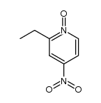 2-ethyl-4-nitropyridine N-oxide Structure