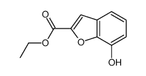 ethyl 7-hydroxy-1-benzofuran-2-carboxylate结构式