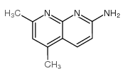 5,7-二甲基-1,8-萘啶-2-胺结构式