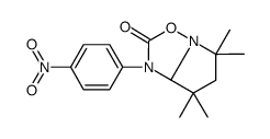 5,6,7,7a-Tetrahydro-5,5,7,7-tetramethyl-1-(4-nitrophenyl)pyrrolo[1,2-b][1,2,4]oxadiazol-2(1H)-one结构式