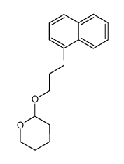 2-(3-(naphthalen-1-yl)propoxy)tetrahydro-2H-pyran结构式