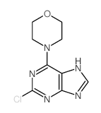 9H-Purine,2-chloro-6-(4-morpholinyl)- structure