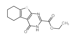 ethyl 4-oxo-5,6,7,8-tetrahydro-3H-[1]benzothiolo[2,3-d]pyrimidine-2-carboxylate Structure