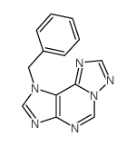 1-benzyl-[1,2,4]triazolo[5,1-f]purine结构式